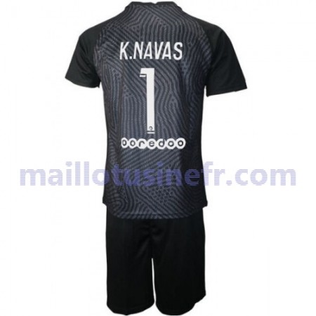 Maillot de Foot Paris Saint-Germain Keylor Navas 1 Extérieur Gardien 2020-21 - Enfant
